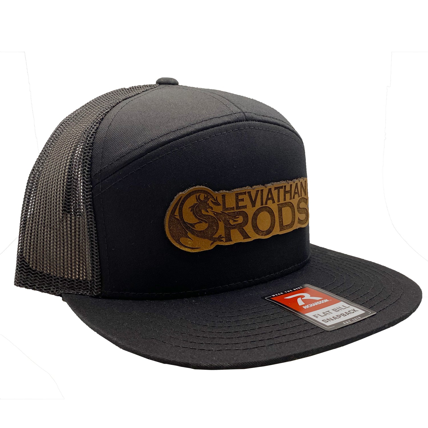 Richardson 168 7-Panel Flat Bill Trucker Cap