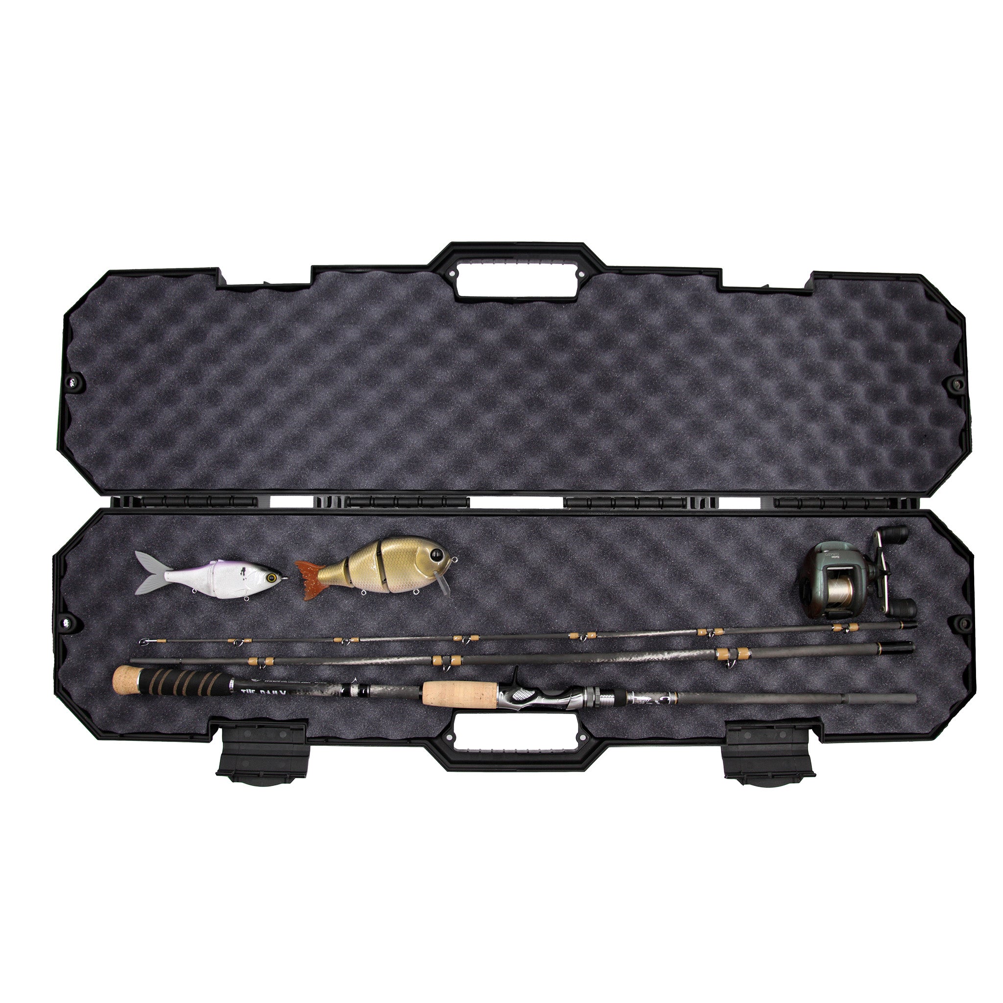 Leviathan 'The Daily' 8' 3-Piece Heavy Mod-Fast 2-6oz Travel Swimbait Rod with Travel Case