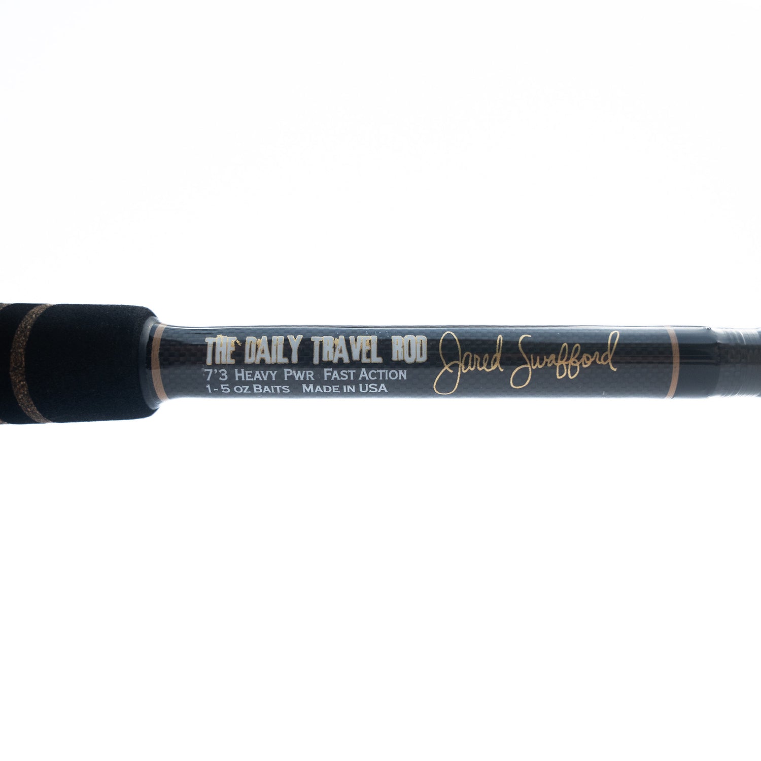 'The Daily' Limited Edition 4-Piece Travel Swimbait Rod Heavy Fast 1-5oz with Travel Case
