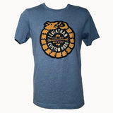 Leviathan Ouroboros Tee - Blue - Leviathan Rods