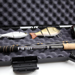 'The Daily' 3 - Piece Travel Swimbait Rod with Travel Case - Leviathan Rods